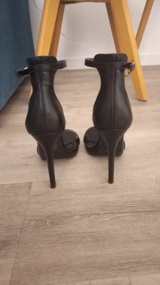 Zapatos de tacón Tulipano negros talla 39