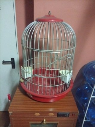 Jaula para loro redonda