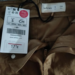 Shorts Lefties antelina marrón Talla S