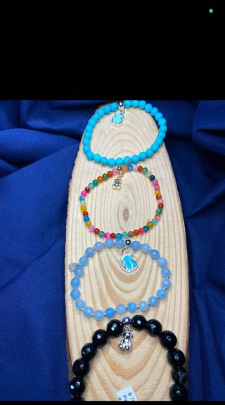 Pulseras Plata con Dijes