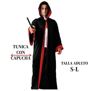 Disfraz Túnica Mago con Capucha Talla L - Harry