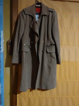 Abrigo Mango Beige