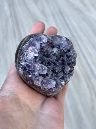 Corazón de Amatista Geoda