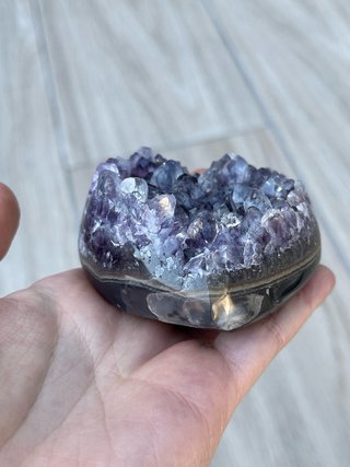 Corazón de Amatista Geoda