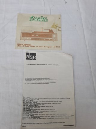 Giradischi e amplificatore vintage