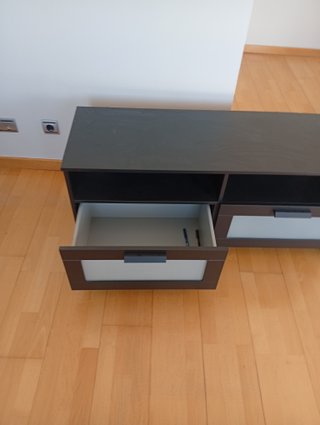 Mueble TV IKEA BRIMNES Negro 120cm