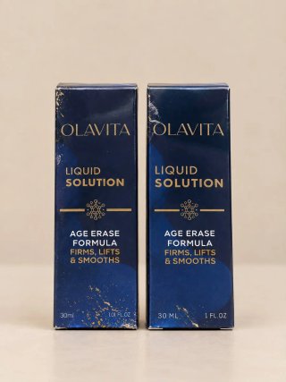 Pack 2 Sérums Antiedad OLAVITA Liquid Solution
