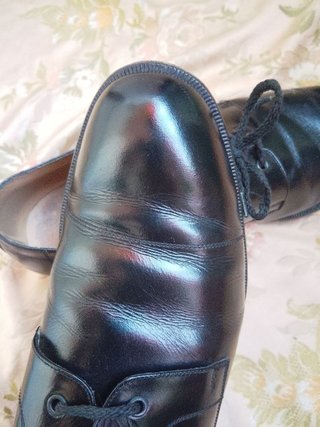 Scarpe uomo pelle nera lisce 43 san marco vintage