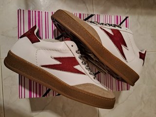 Sneakers Semerdjian pelle beige/bianco