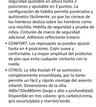 Silla acople bicicleta niño