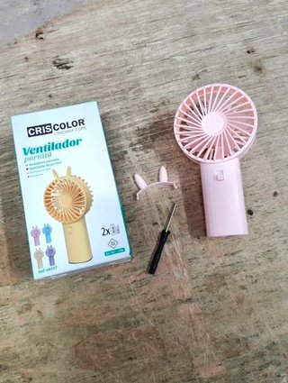 Mini Ventilatore Portatile Rosa Mani Orecchie