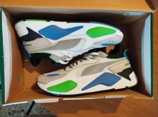 Sneakers Puma RS-X TOYS 44.5 bianco,verde,blu