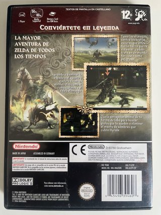 Zelda Twilight Princess Nintendo GameCube PAL ESP