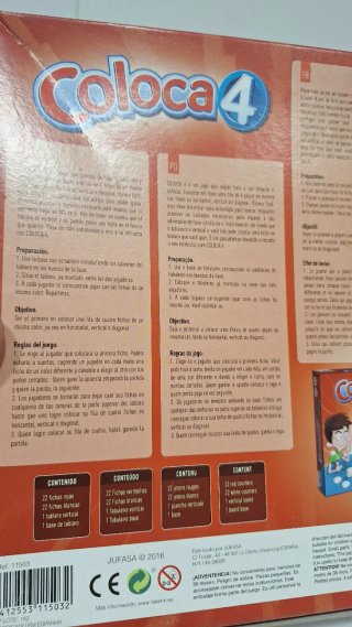 Juego Coloca 4 Fichas