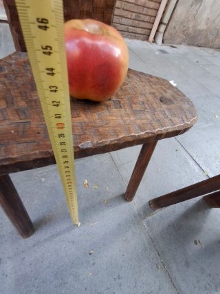 Pareja Sillas Parideras Madera S.XIX