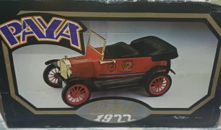 Coche Payá a batería rojo de 1922
