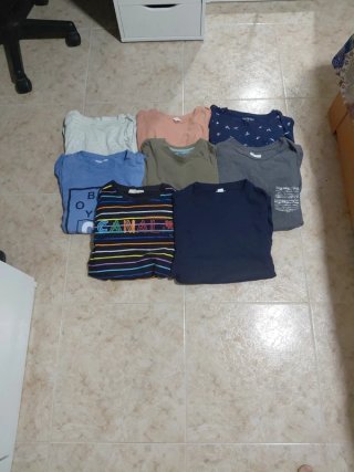 Pack/lote de camisetas/ t-shirts
