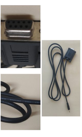 Cabo Adaptador RS232 DB9 Fêmea p/ Jack 2.5 mm
