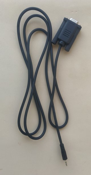 Cabo Adaptador RS232 DB9 Fêmea p/ Jack 2.5 mm