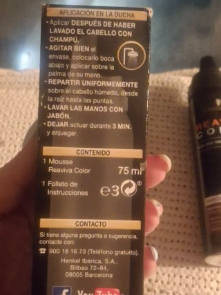 Reaviva Color Castaños Cálidos Mousse 75ml