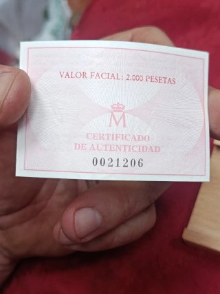 Moneda plata España,1995.50 años de la ONU