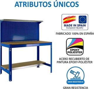 Banco de Trabajo Simon Rack con Panel
