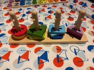 Juego educativo madera formas y colores