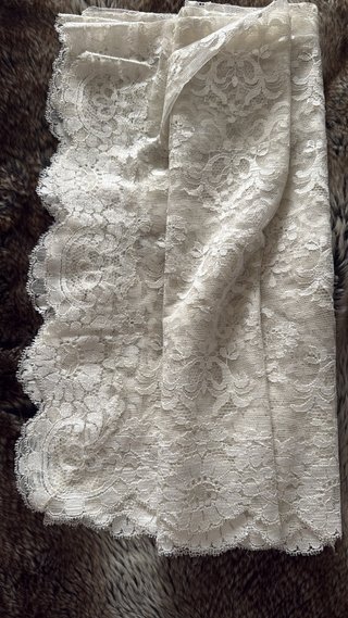 Mantilla española encaje blanco