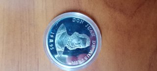 Moneda Plata 1 Onza Juan de Austria 1995