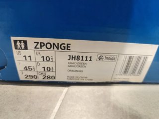 Zapatillas Adidas Beige y Gris 45 1/3