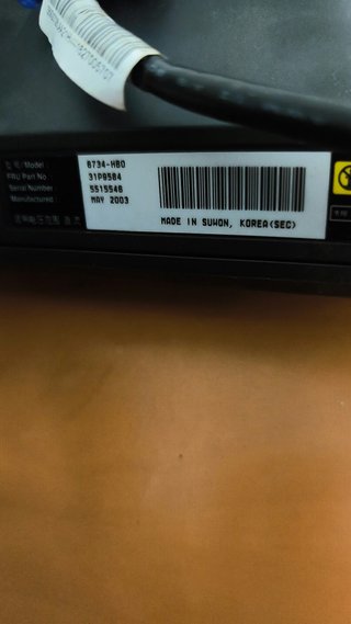 Monitor IBM ThinkVision 6734 HBO LCD