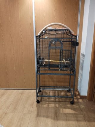 Jaula grande para loros Yaco o Guacamayo