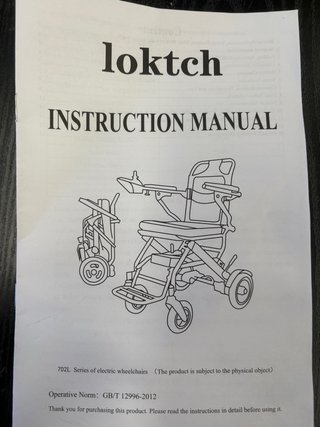 Silla de ruedas eléctrica Loktch 702L