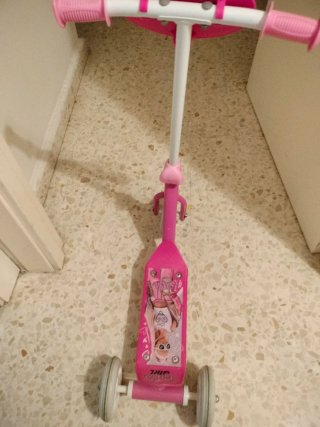 Patín Barbie 3 Ruedas Niña