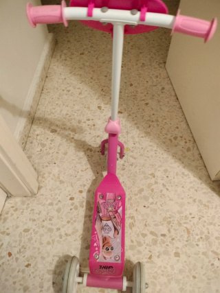 Patín Barbie 3 Ruedas Niña