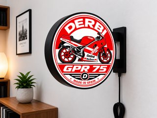 Cartel Luminoso LED Derbi GPR 75