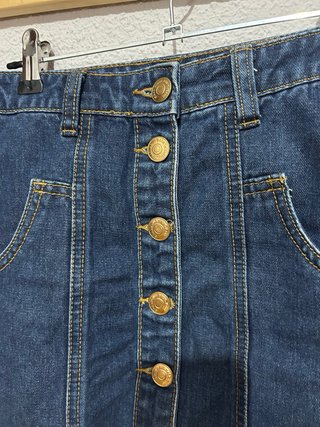 Minifalda vaquera Stradivarius talla S