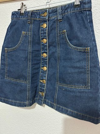 Minifalda vaquera Stradivarius talla S