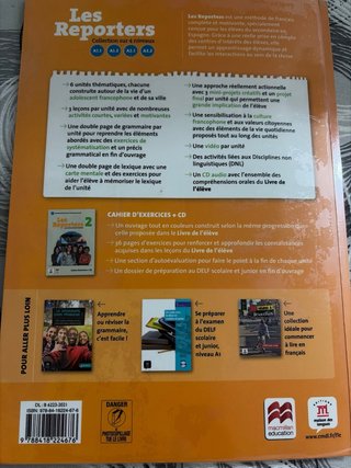 Les Reporters 2. A1.2. Livre de l'élève édition...
