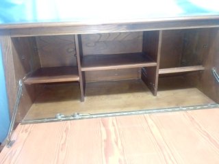 Cómoda secreter de madera