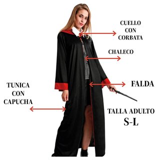 Disfraz Maga Estudiante Mujer Talla S