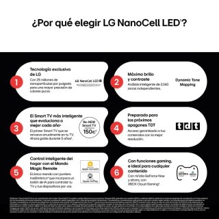 Smart TV 65" LG NanoCell 55 LED AI