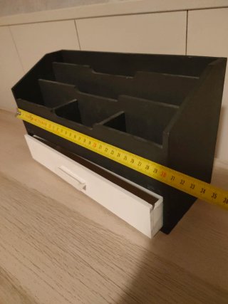 Organizador escritorio madera