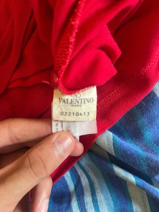 Maglietta Valentino Rossa Uomo anni 80/90