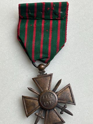 Medalla Militar Francesa Cruz de Guerra