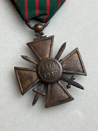 Medalla Militar Francesa Cruz de Guerra