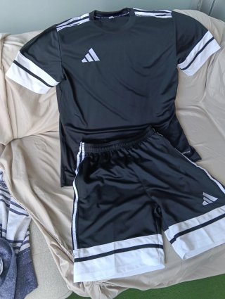 Conjunto Adidas Hombre Negro y Blanco