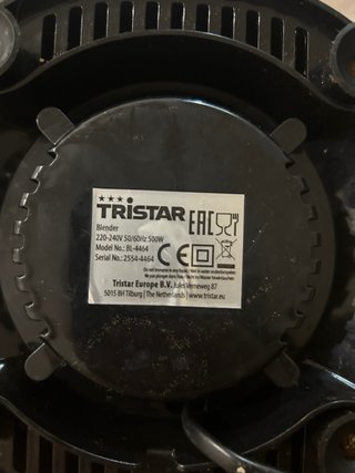 Batidora Tristar Negra