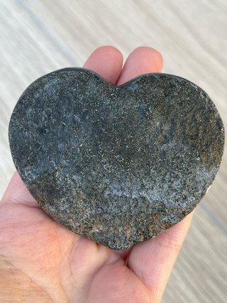Corazón de amatista morada