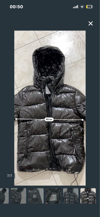 Moncler Maya Giubbotto Lucido Nero luxury designer